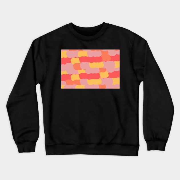 Colorful clouds in red Crewneck Sweatshirt by cocodes